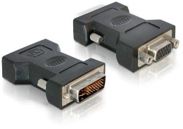 Adapter Delock DVI-I(M)(24+5) Dual link->VGA(15F)