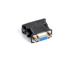 Adapter Lanberg AD-0012-BK DVI-I (M)(24+5) Dual Link -> VGA (F) czarny