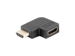Adapter Lanberg AD-0035-BK HDMI(M) - HDMI(F) kątowy lewo czarny