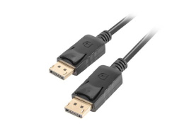 Kabel DisplayPort Lanberg M/M 1m 4K v1.2 czarny
