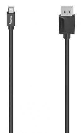 Kabel Hama Mini Displayport - Displayport 4K 1,5m czarny