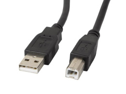 Kabel USB 2.0 Lanberg AM-BM 5m czarny