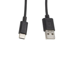 Kabel USB 2.0 Lanberg Type-C(M) - AM 1m czarny