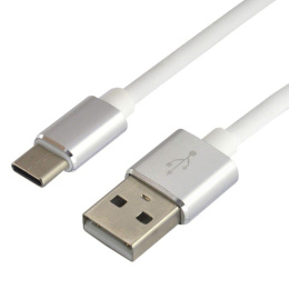 Kabel USB-C everActive CBS-1CW 1m biały
