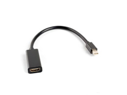 Kabel adapter Lanberg AD-0005-BK mini Displayport (M) -> HDMI (F) czarny
