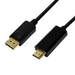 Kabel adapter LogiLink CV0126 DisplayPort 1.2 - HDMI 1.4, 1m