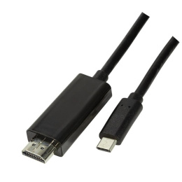 Kabel adapter LogiLink UA0329 USB-C - HDMI 2.0, czarny 1,8m