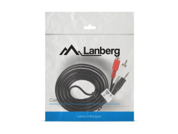 Kabel audio Lanberg stereo minijack - 2x Chinch M/M 2m