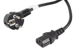 Kabel zasilający Lanberg CEE 7/7 -> IEC 320 C13 10m VDE czarny