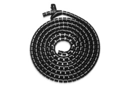 Maskownica DIGITUS organizer do okablowania (spirala) regulowana elastyczna 5m czarna