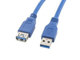 Przedłużacz USB 3.0 Lanberg AM-AF 1,8m niebieski