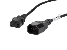 Przedłużacz kabla zasilającego Lanberg IEC 320 C13 -> C14 1,8m VDE czarny