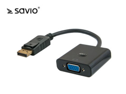 Adapter Savio DisplayPort - VGA CL-90