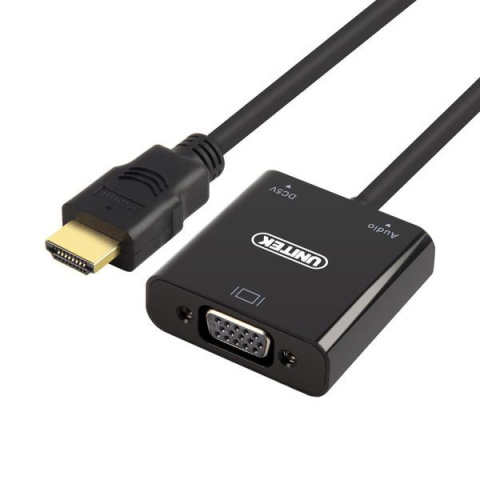 Adapter Unitek Y-6333 HDMI to VGA + audio