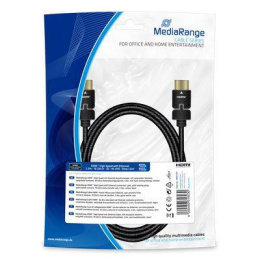 Kabel HDMI MediaRange MRCS197 HDMI/HDMI with Ethernet , 2.0m, czarny