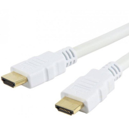 Kabel HDMI Techly HDMI-HDMI M/M 1.4 Ethernet 3D 4K, 2m, biały