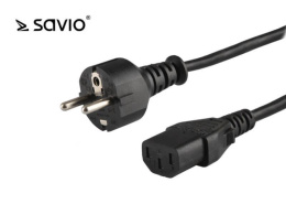 Kabel zasilający Savio CL-138 Schuko (M) - IEC C13 1,8m