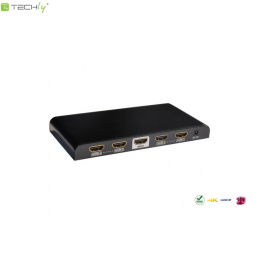 Rozdzielacz / Splitter Techly HDMI 1/4 Ultra HD, 3D