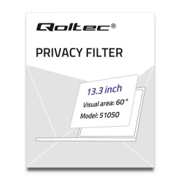 Filtr prywatyzujący RODO Qoltec 13.3