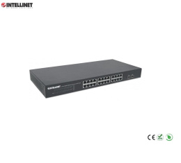 Switch niezarządzalny Intellinet 24x 10/100/1000 Mbps + 2x SFP