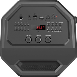 Głośnik Defender RAGE Bluetooth 50W MP3/FM/SD/USB/AUX/TWS/MIC/LED KARAOKE czarny PILOT