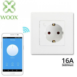 Gniazko inteligentne Woox Smart 16A Wi-Fi Podtynkowe