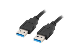 Kabel USB 3.0 Lanberg AM-AM 1m czarny