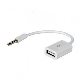 Kabel adapter Akyga AK-AD-24 USB 2.0 A(F) - mini Jack(M)