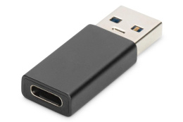 Adapter DIGITUS USB 3.0 HighSpeed Typ USB C/USB A M/Ż czarny