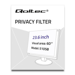 Filtr prywatyzujący RODO Qoltec 23.6
