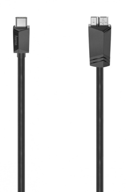 Kabel Hama USB 3.2 Gen 1 Typ-C - Micro, 5 Gbit/S 0,75m czarny