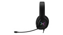 Słuchawki z mikrofonem KRUX Popz RGB czarne