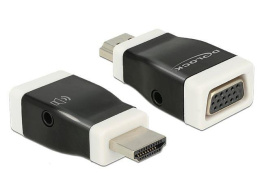 Adapter Delock HDMI-A(M) na VGA (F)+Audio