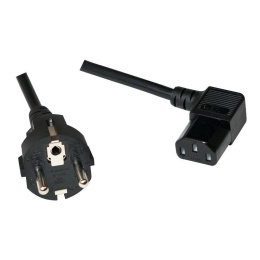 Kabel zasilający LogiLink CP118 Schuko > C13 czarny 3m