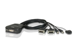 Przełącznik KVM ATEN DVI/USB CS22D (CS22D-A7) 2-port.
