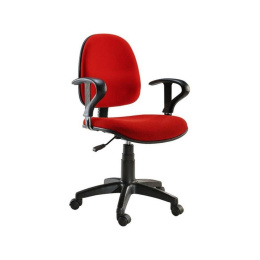 Fotel biurowy Techly obrotowy, Czerwony