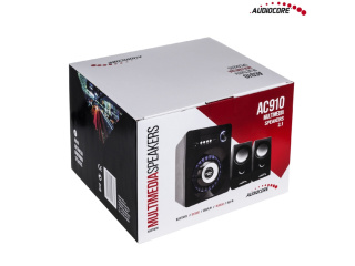 Głośniki Bluetooth Audiocore AC910 2.1, radio FM, wejście kart TF, AUX, zasilanie USB