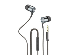 Słuchawki z mikrofonem Audictus Explorer 2.0 dokanałowe szare