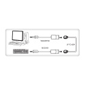 Extender Przedłużacz Techly USB do 60m po kablu sieciowym RJ45