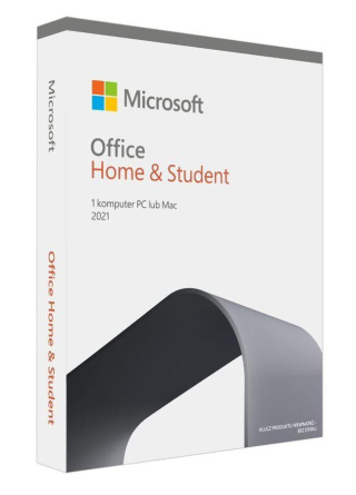 Oprogramowanie Microsoft Office Home and Student 2021 Polish P8 EuroZone 1 License Medialess