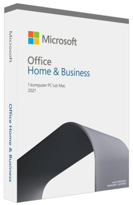 Oprogramowanie Microsoft Office Home and Business 2021 English P8 EuroZone 1 License Medialess