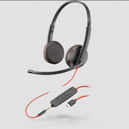 Słuchawki z mikrofonem Poly Blackwire C3225 nauszne USB-A/IN
