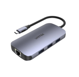 Hub USB Unitek D1071A N9+ USB-C HDMI, PD 100W, czytnik kart