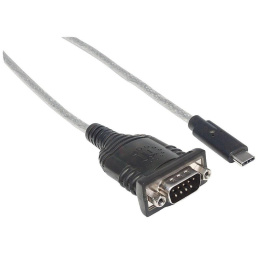 Adapter Manhattan USB-C na RS232/COM/DB9