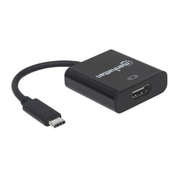 Kabel adapter Manhattan AV USB-C 3.1 na HDMI M/F 1080p 4K