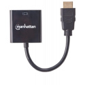 Kabel adapter Manhattan HDMI na VGA 1080p MicroUSB