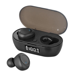 Słuchawki z mikrofonem VAKOSS SK-885BK Bluetooth, douszne, ze stacją dokującą, czarne