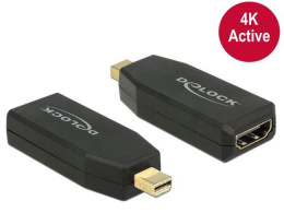 Adapter Delock DisplayPort MINI 1.2->HDMI aktywny 4K black