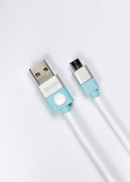 Kabel USB do Micro USB Origami 3m biały