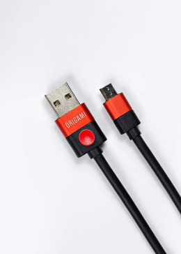 Kabel USB do Micro USB Origami 3m czarny